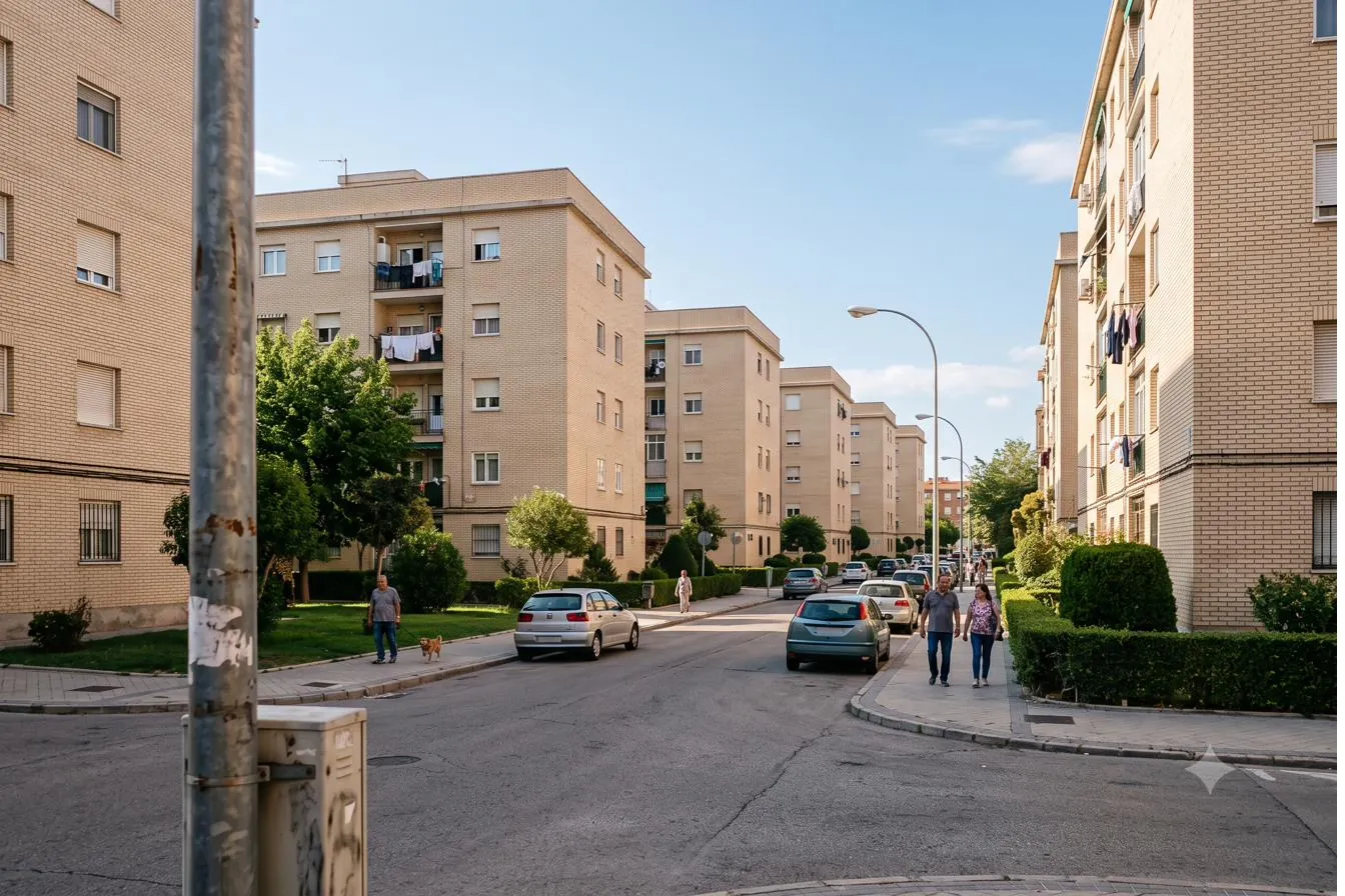 Control de plagas en un barrio residencial de Alcorcón
